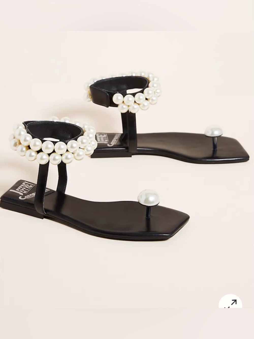 Jeffrey Campbell Pearl Sandals Black size 11 - Picture 2 of 10